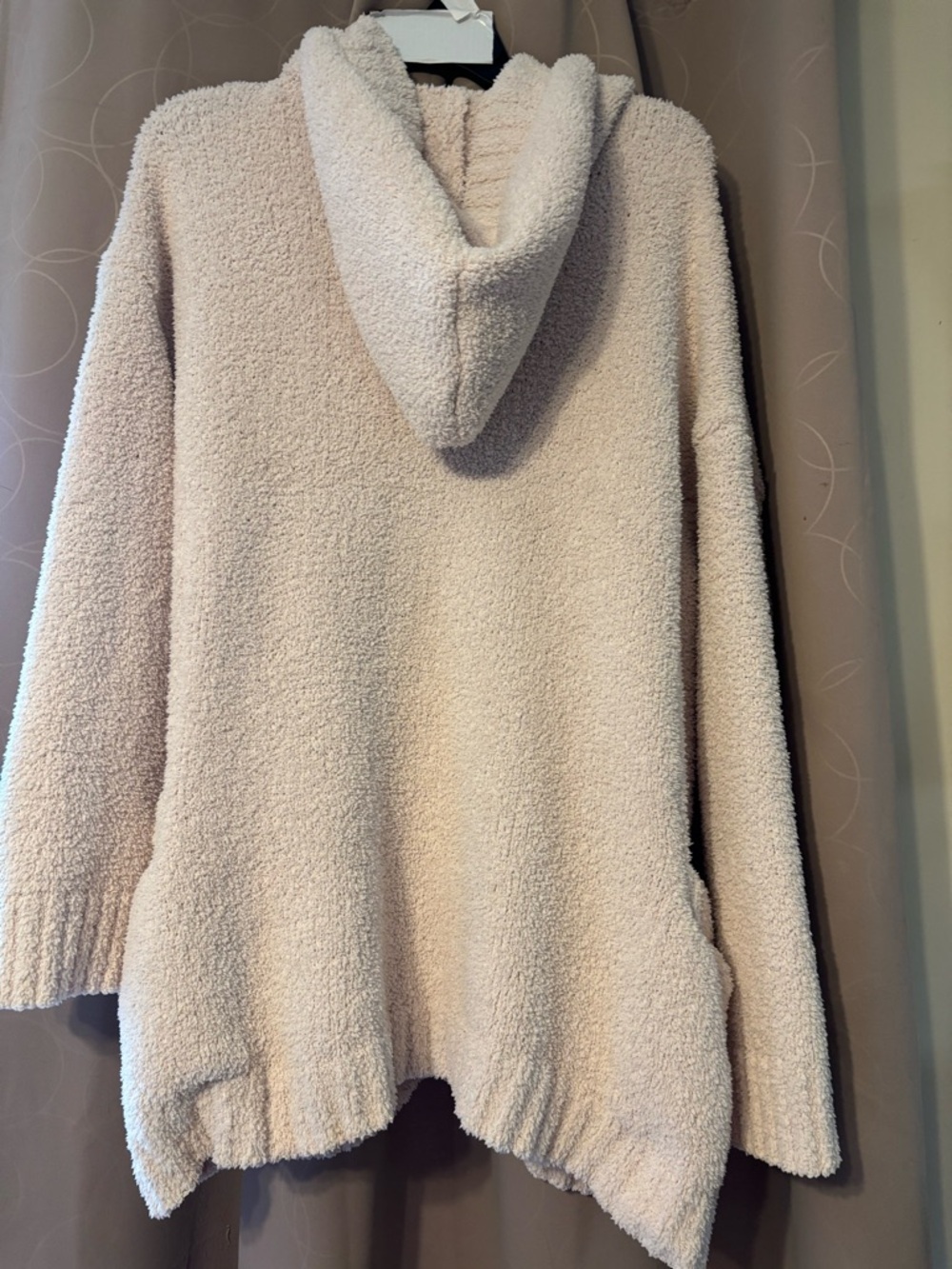 Very J Cream Plush Button-Front Cardigan - Picture 2 of 3